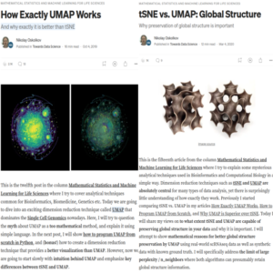 Explaining tSNE and UMAP